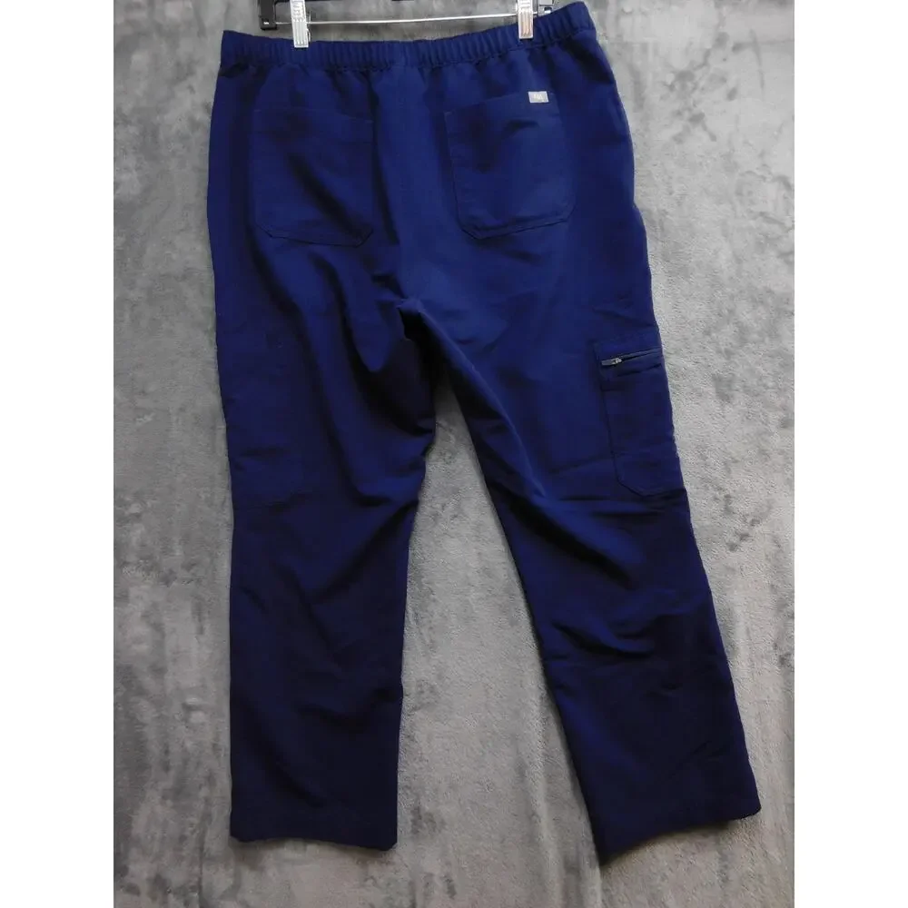 FIGS Pants Mens XL Blue Cairo Jogger Slim Polyester Viscose Spandex Pockets